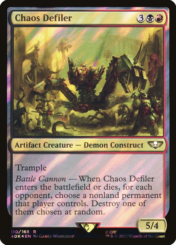 Chaos Defiler (110★) - Warhammer 40,000 Commander (40K)