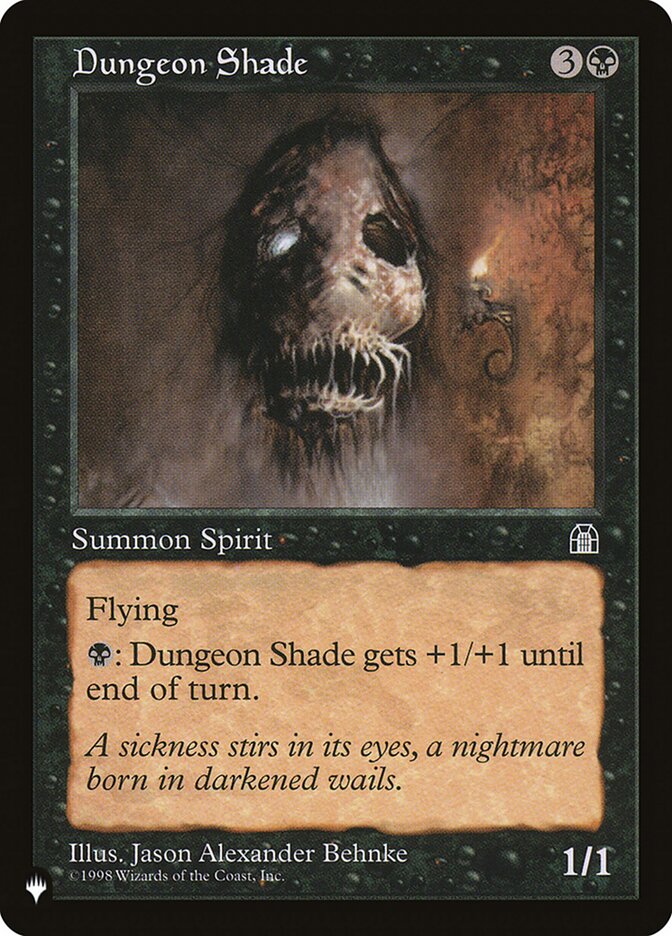 Dungeon Shade (STH-58) - The List (PLST)