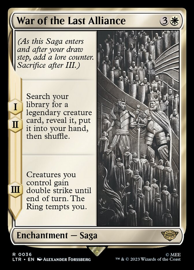 War of the Last Alliance (36) - The Lord of the Rings: Tales of Middle-earth (LTR)