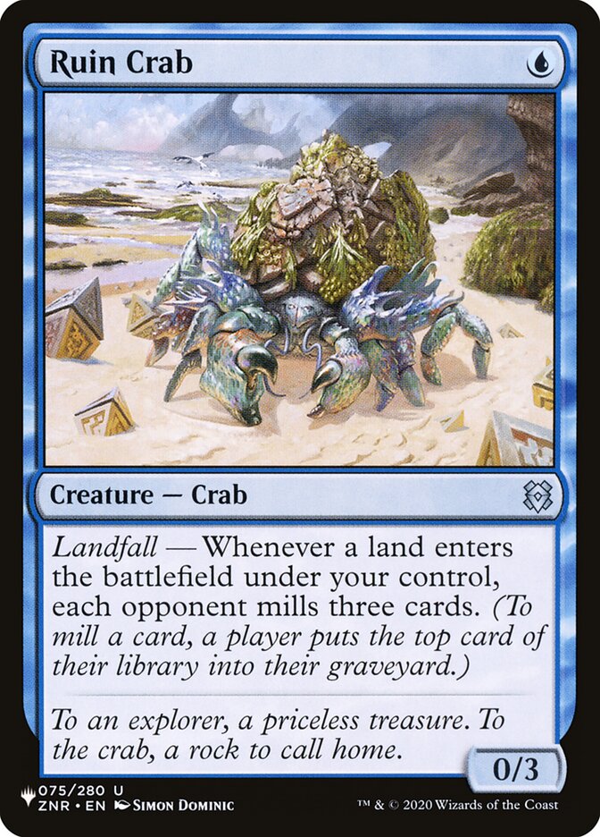 Ruin Crab (ZNR-75) - The List (PLST)