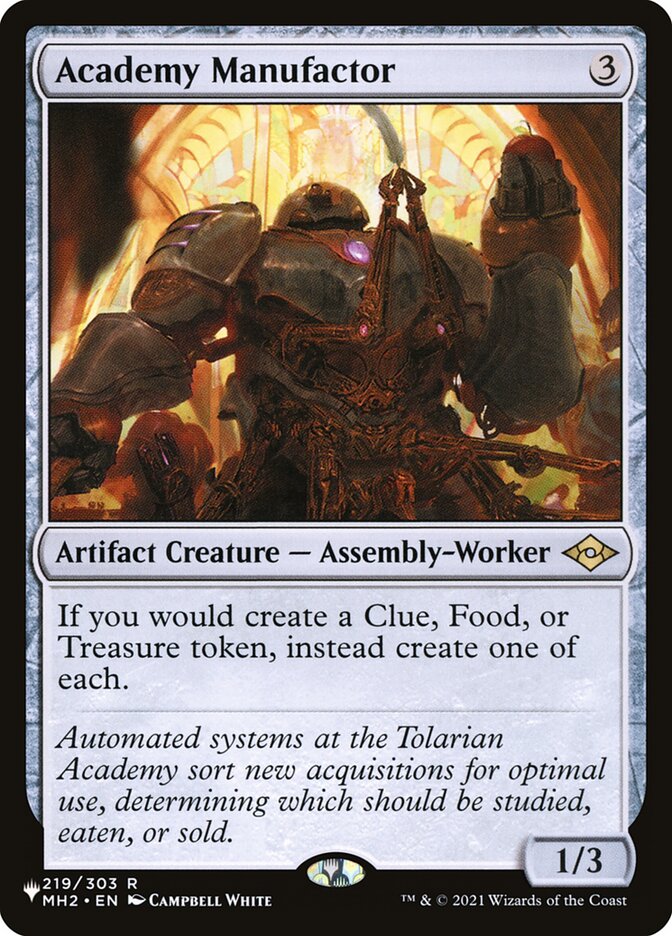 Academy Manufactor - The List (PLST)