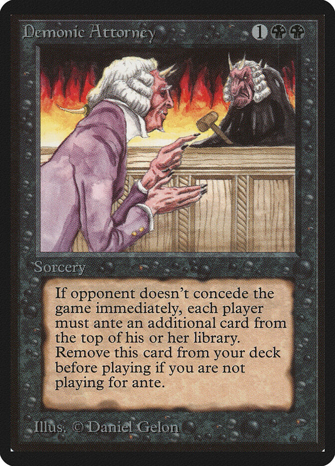 Demonic Attorney (103) - Limited Edition Beta (LEB)