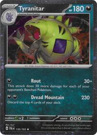 Tyranitar - 135/193 (Cosmo Foil) (135) - Miscellaneous Cards & Products (MCAP)