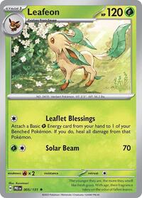 Leafeon (5) - SV: Prismatic Evolutions (PRE)