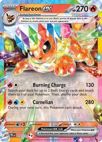Flareon ex (14) - SV: Prismatic Evolutions (PRE)