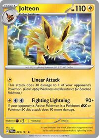 Jolteon (29) - SV: Prismatic Evolutions (PRE)