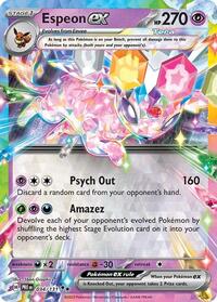 Espeon ex (34) - SV: Prismatic Evolutions (PRE)