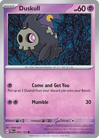 Duskull (35) - SV: Prismatic Evolutions (PRE)