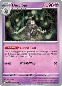 Dusclops (36) - SV: Prismatic Evolutions (PRE)