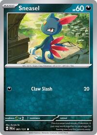 Sneasel (61) - SV: Prismatic Evolutions (PRE)