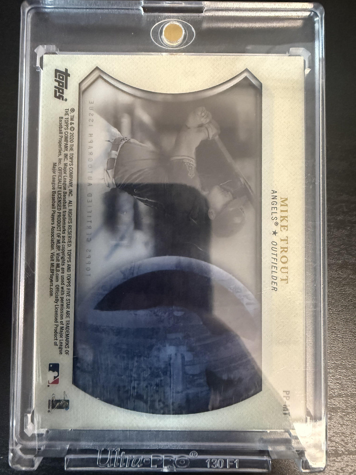2020 Topps Five Star Mike Trout Pentamerous Penmanship Auto Orange /3