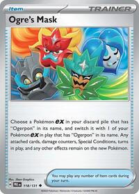 Ogres Mask (118) - SV: Prismatic Evolutions (PRE)