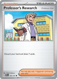 Professors Research Professor Oak (122) - SV: Prismatic Evolutions (PRE)