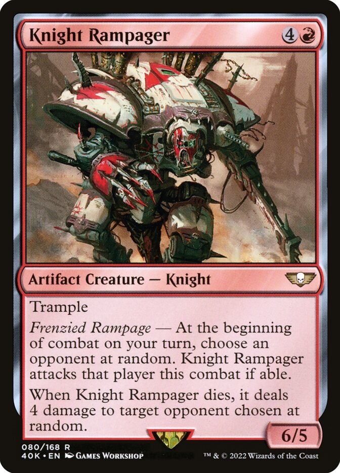 Knight Rampager (80) - Warhammer 40,000 Commander (40K)