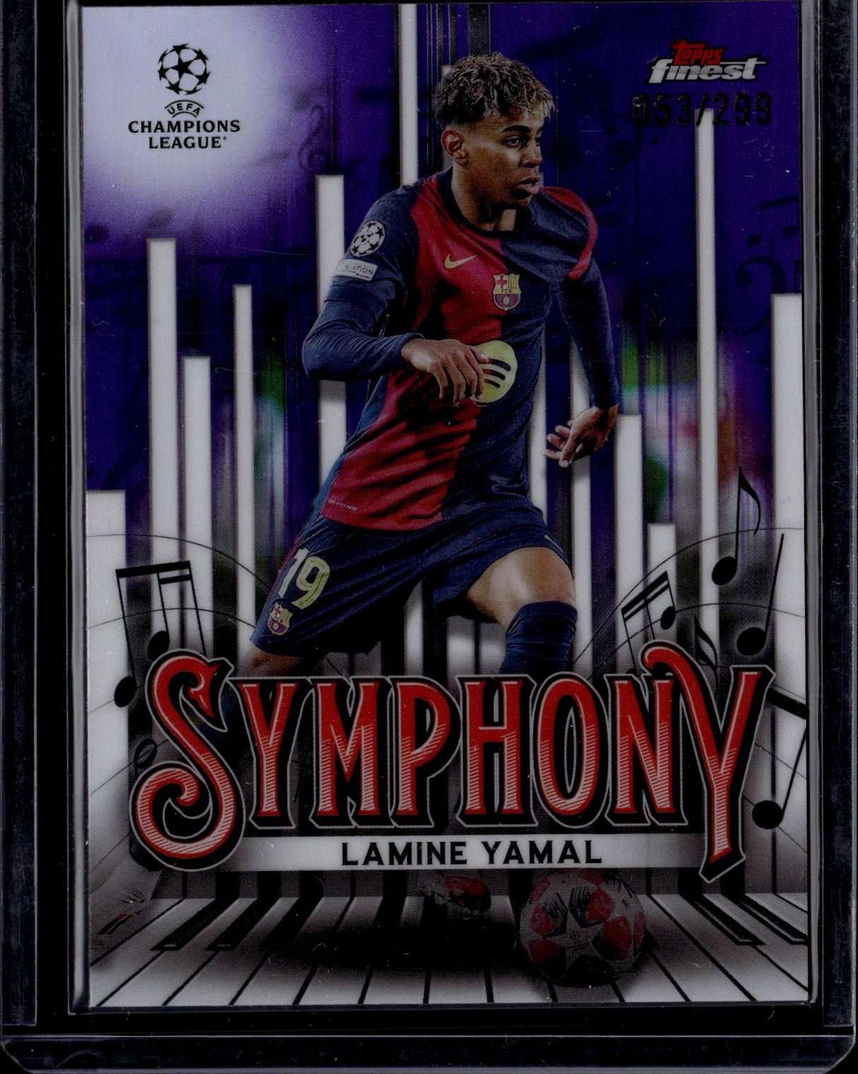 2024-25 Finest UEFA Club Competitions Lamine Yamal Finest Symphony Purple /299