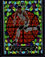 2020-21 Panini Mosaic #5 Giannis Antetokounmpo Stained Glass