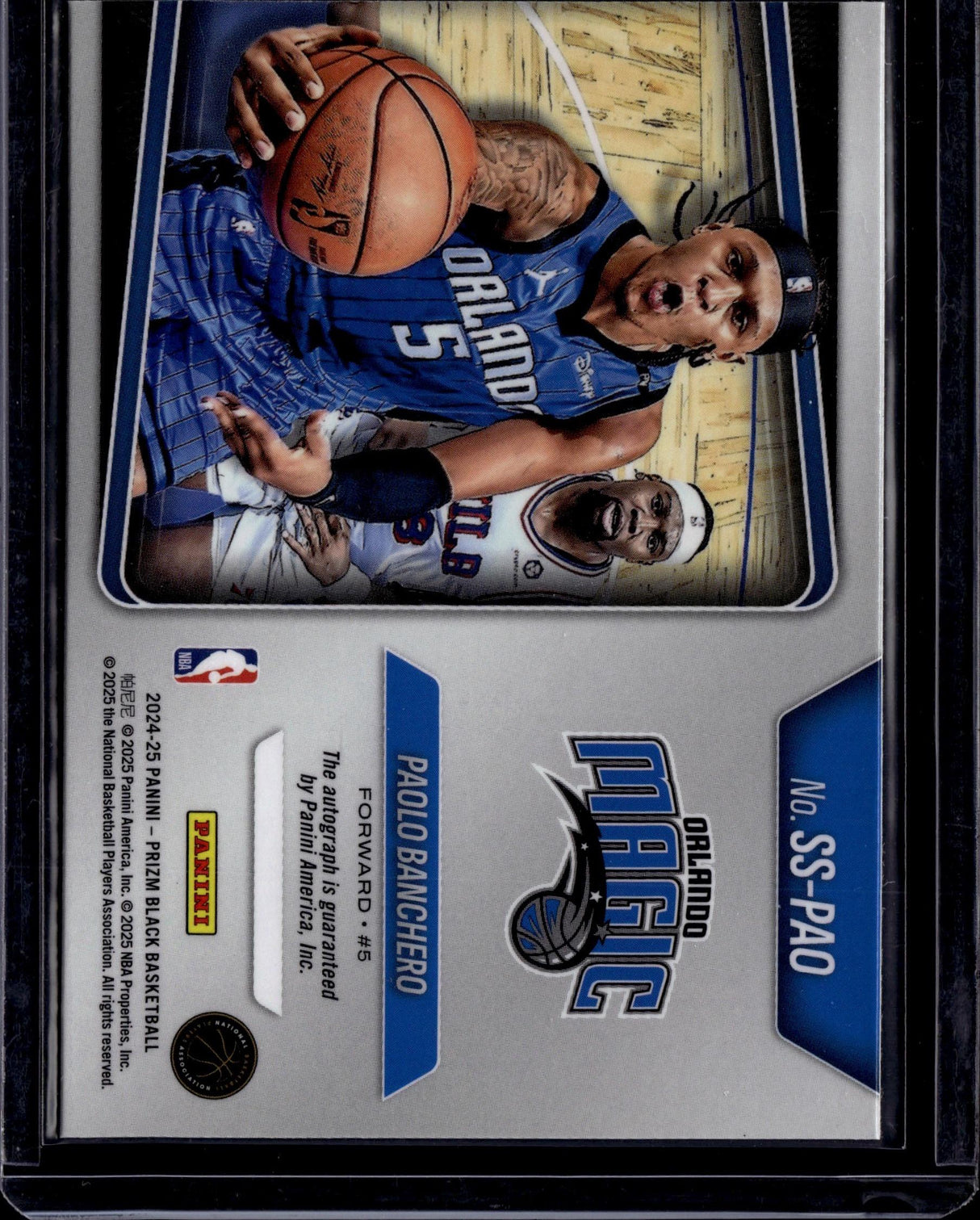 2024-25 Prizm Black Paolo Banchero Sensational Signatures Auto