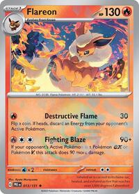 Flareon (13) - SV: Prismatic Evolutions (PRE)