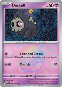 Duskull (35) - SV: Prismatic Evolutions (PRE)