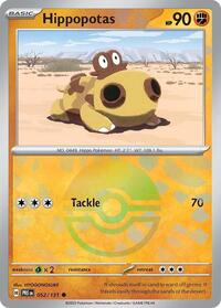 Hippopotas (52) - SV: Prismatic Evolutions (PRE)