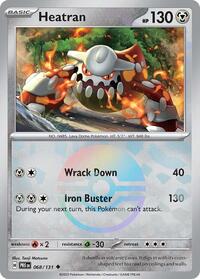 Heatran (68) - SV: Prismatic Evolutions (PRE)