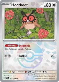 Hoothoot (77) - SV: Prismatic Evolutions (PRE)