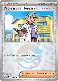 Professors Research Professor Oak (122) - SV: Prismatic Evolutions (PRE)