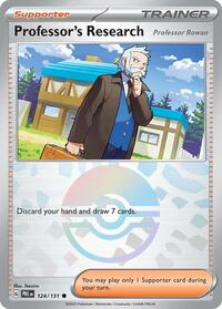 Professors Research Professor Rowan (124) - SV: Prismatic Evolutions (PRE)