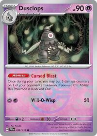 Dusclops (36) - SV: Prismatic Evolutions (PRE)