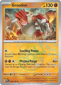 Groudon (Master Ball Pattern) (49) - SV: Prismatic Evolutions (PRE)