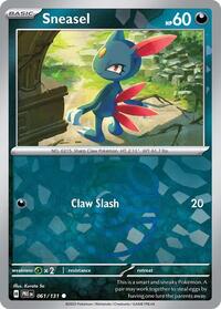 Sneasel (61) - SV: Prismatic Evolutions (PRE)
