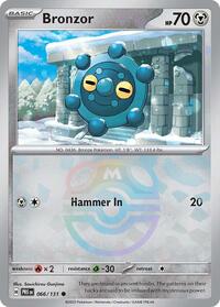 Bronzor (66) - SV: Prismatic Evolutions (PRE)
