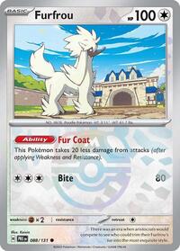 Furfrou (88) - SV: Prismatic Evolutions (PRE)