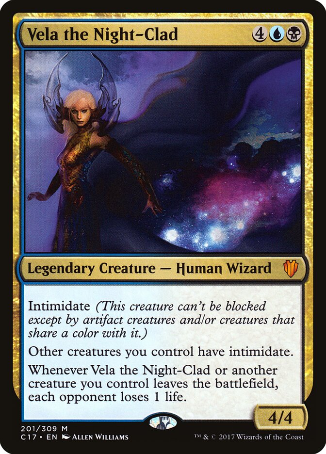 Vela the Night-Clad (201) - Commander 2017 (C17)