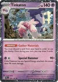 Tinkaton - 105/193 (Cosmos Holo) (105) - Blister Exclusives (BLE)