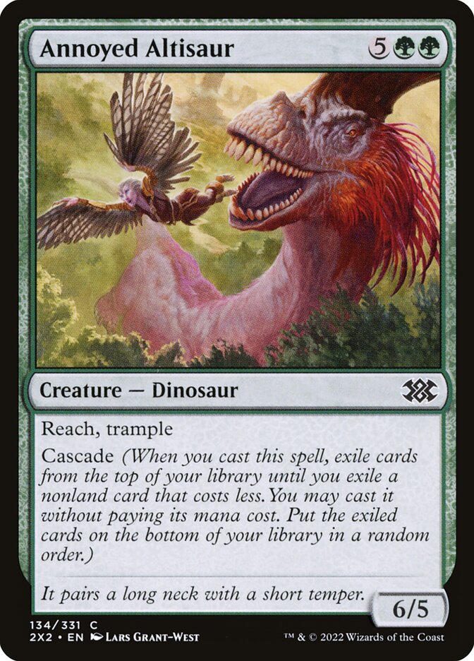 Annoyed Altisaur (134) - Double Masters 2022 (2X2)