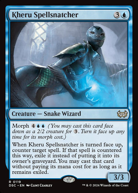 Kheru Spellsnatcher (119) - Duskmourn: House of Horror Commander (DSC)
