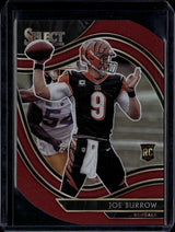 2020 Panini Select #346 Joe Burrow Maroon Prizm Die Cut