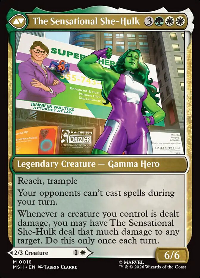 Jennifer Walters // The Sensational She-Hulk (18) - Marvel Super Heroes (MSH)