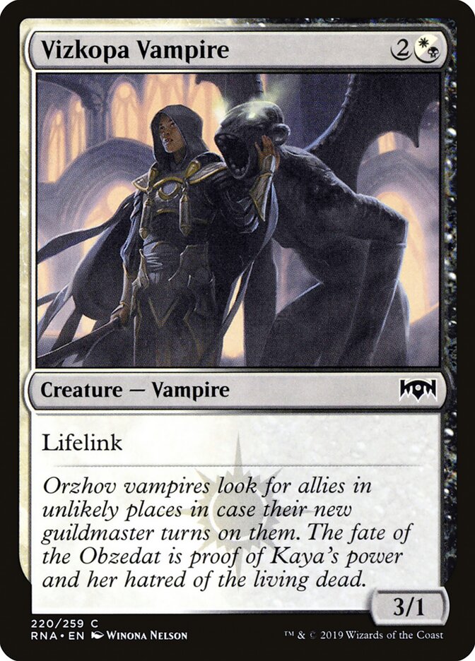 Vizkopa Vampire (220) - Ravnica Allegiance (RNA)