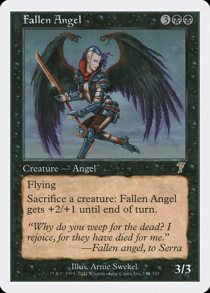 Fallen Angel (134) - Seventh Edition (7ED)