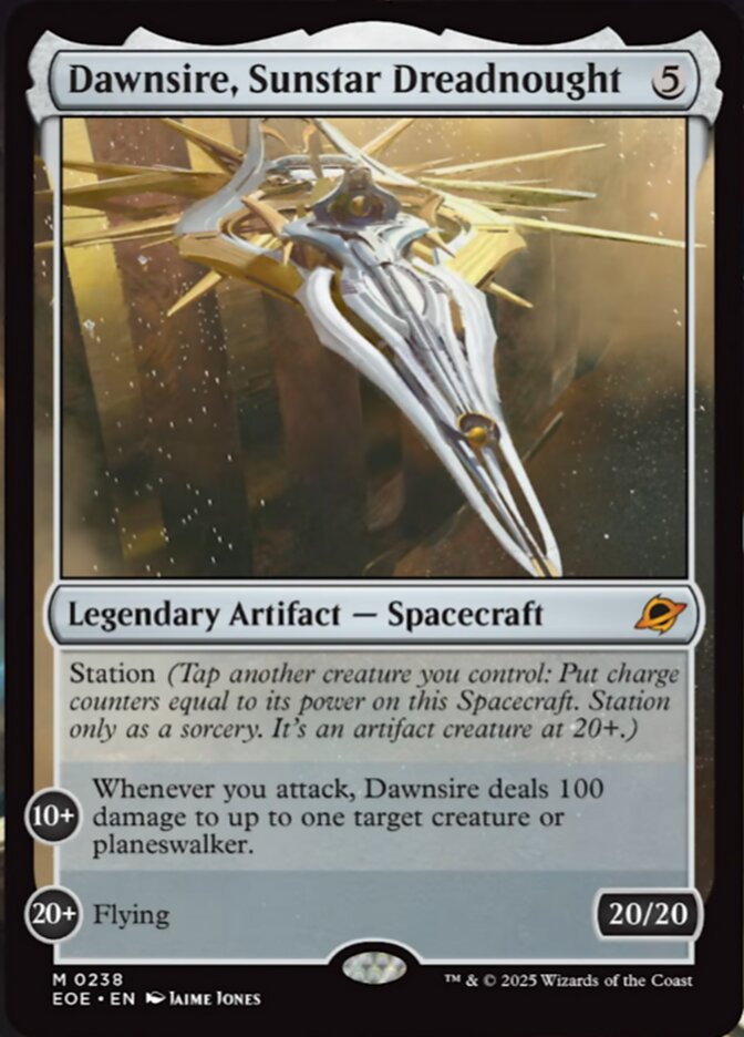 Dawnsire, Sunstar Dreadnought (238) - [Foil] Edge of Eternities (EOE)