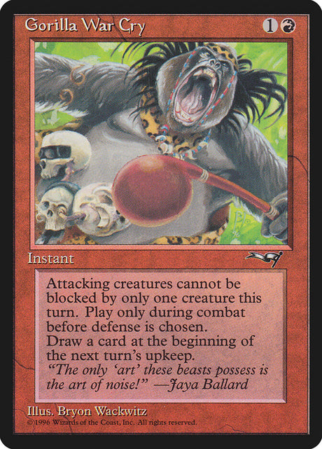 Gorilla War Cry (73a) - Alliances (ALL)