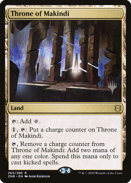 Throne of Makindi (265p) - Zendikar Rising Promos (PZNR)
