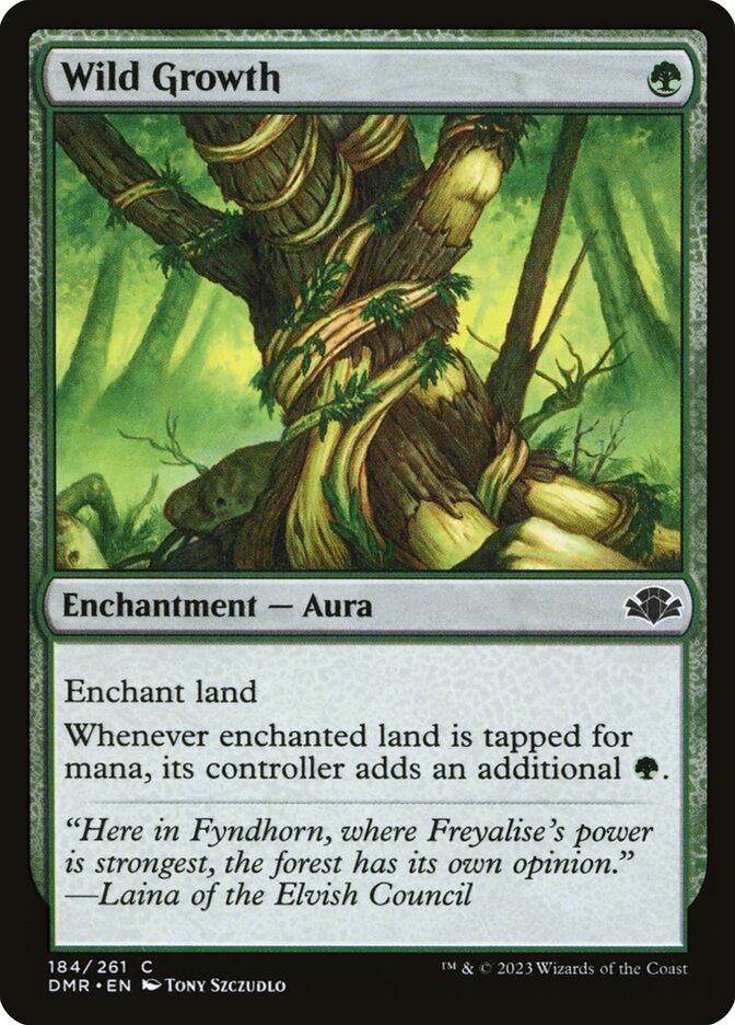 Wild Growth (184) - Dominaria Remastered (DMR)
