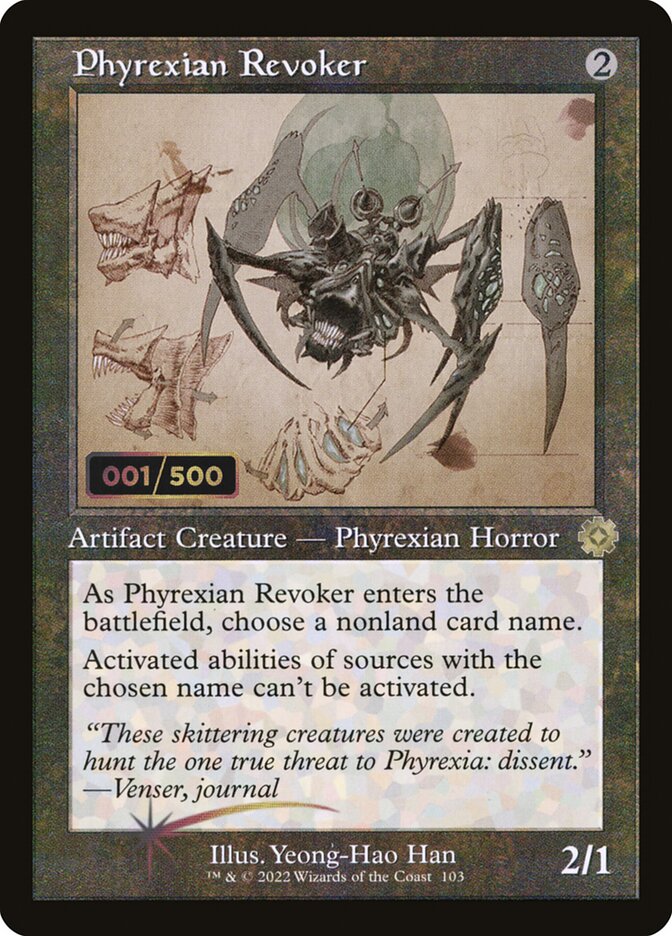 Phyrexian Revoker (103z) - The Brothers' War Retro Artifacts (BRR)