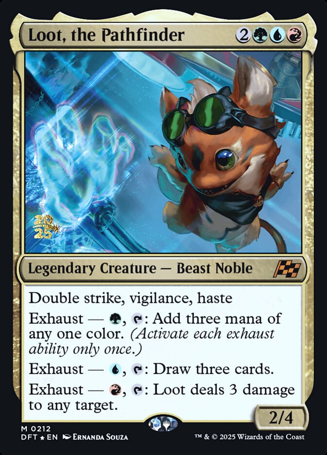 Loot, the Pathfinder (212s) - Aetherdrift Promos (PDFT)