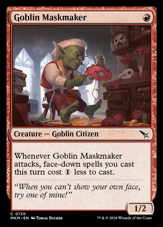 Goblin Maskmaker (130) - Murders at Karlov Manor (MKM)