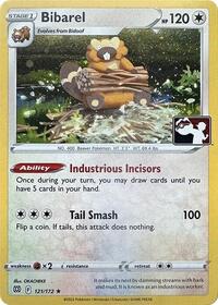 Bibarel - 121/172 (Cosmos Holo) (121) - Prize Pack Series Cards