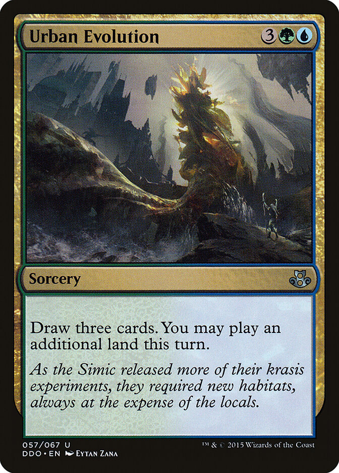 Urban Evolution (57) - Duel Decks: Elspeth vs. Kiora (DDO)
